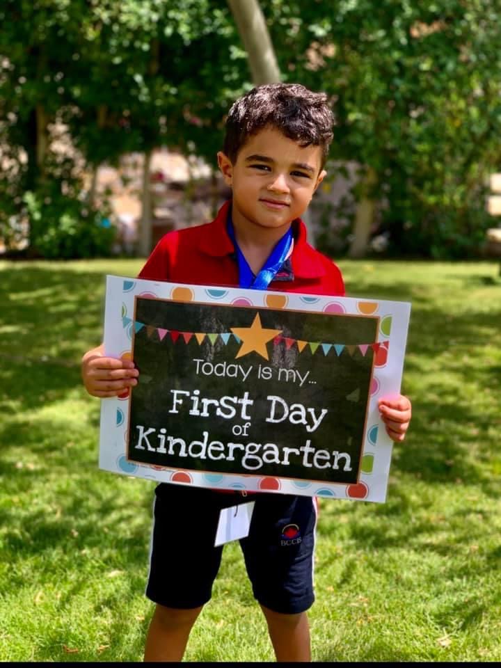 KG2 First Day of School